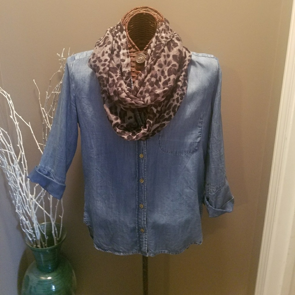 Animal Print Infinity Scarf